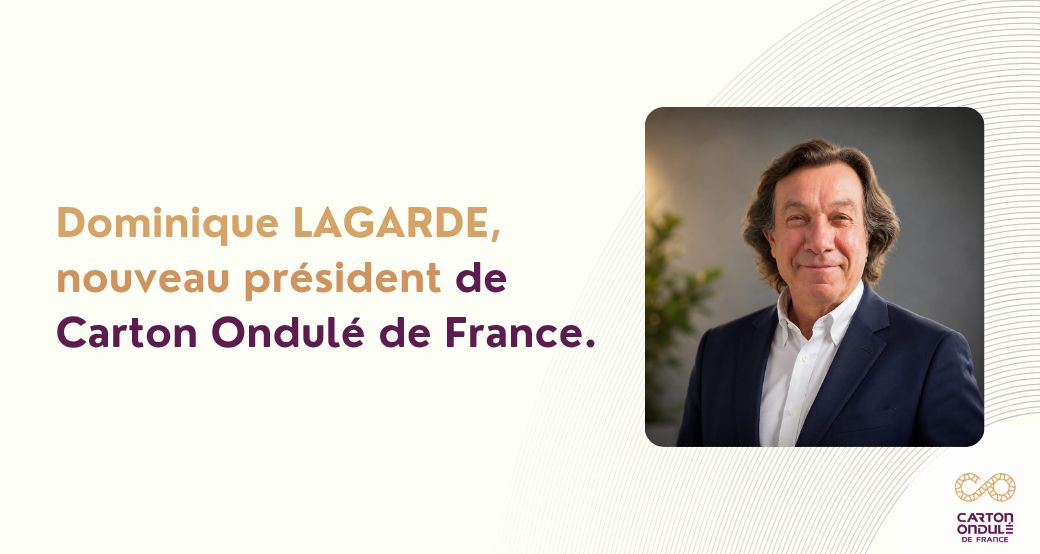 Dominique LAGARDE élu à la présidence de Carton Ondulé de France